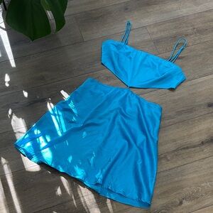 Princess Polly Bright Blue Mini Dress